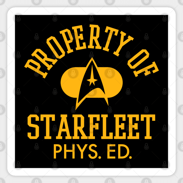 STAR TREK PHYS. ED. - 2.0 Sticker by ROBZILLA